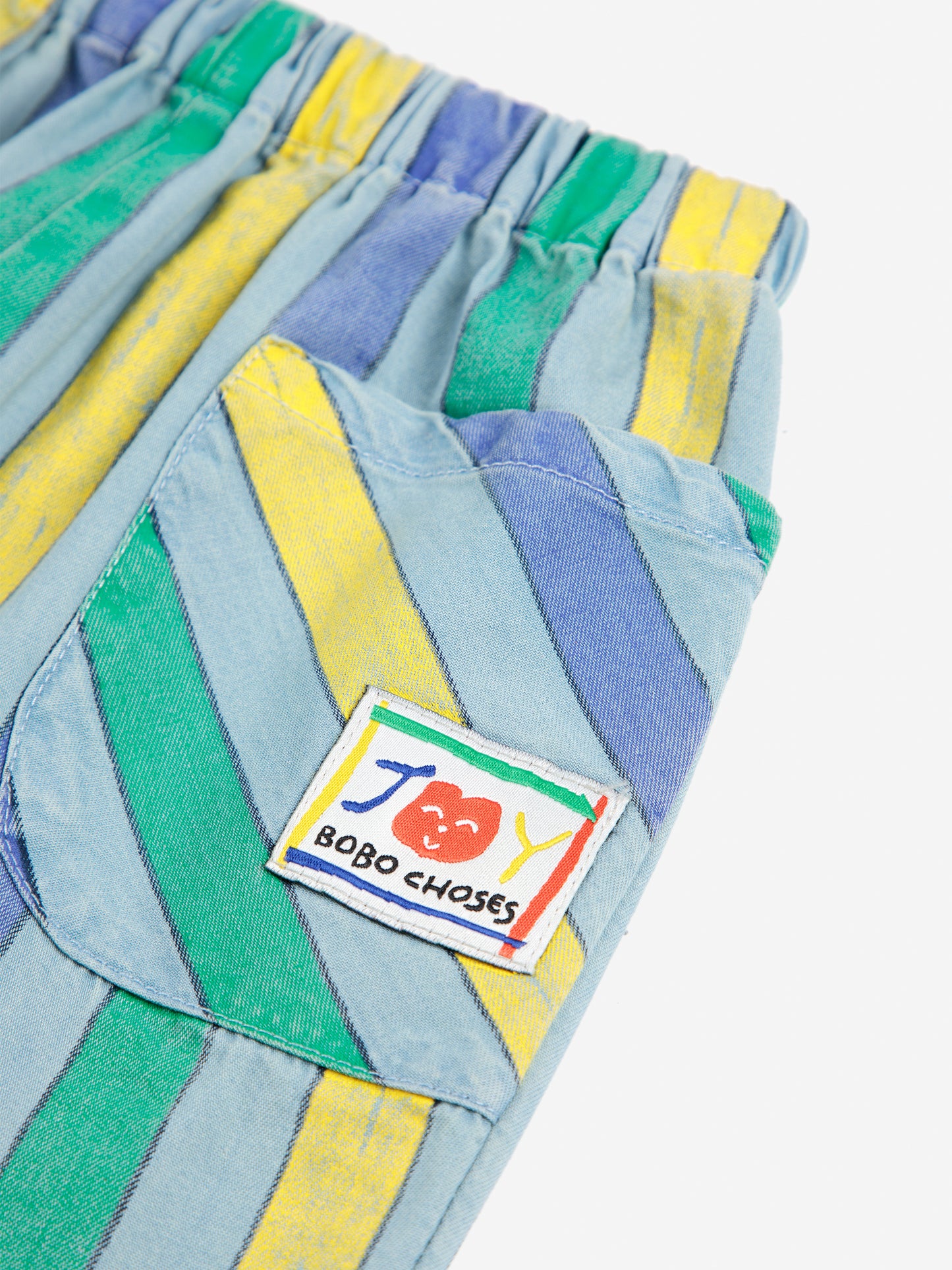 Pantalon Denim Multicolor Stripes - TALLE 18 MESES