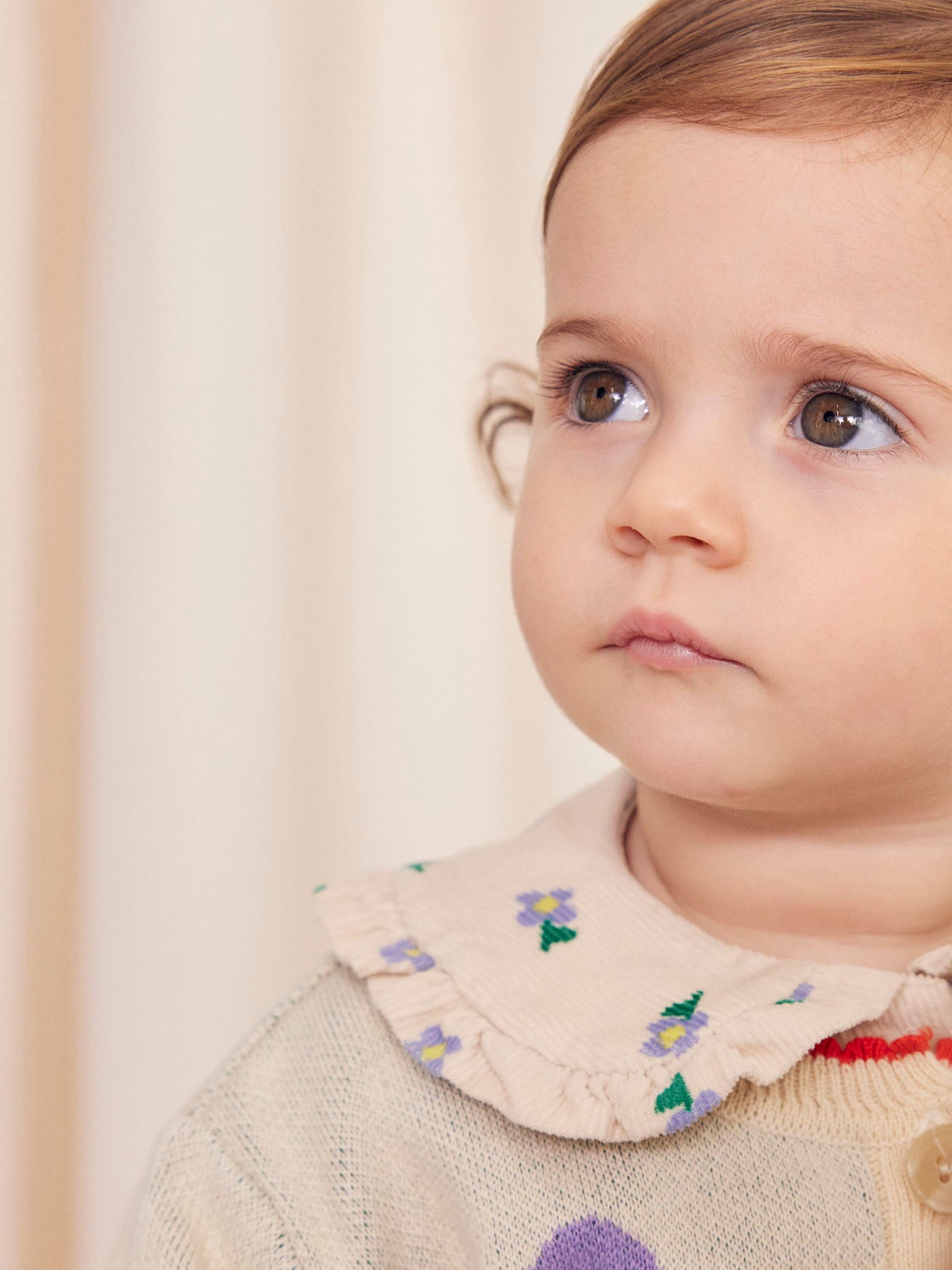 Camisa Corduroy Pansy Flower