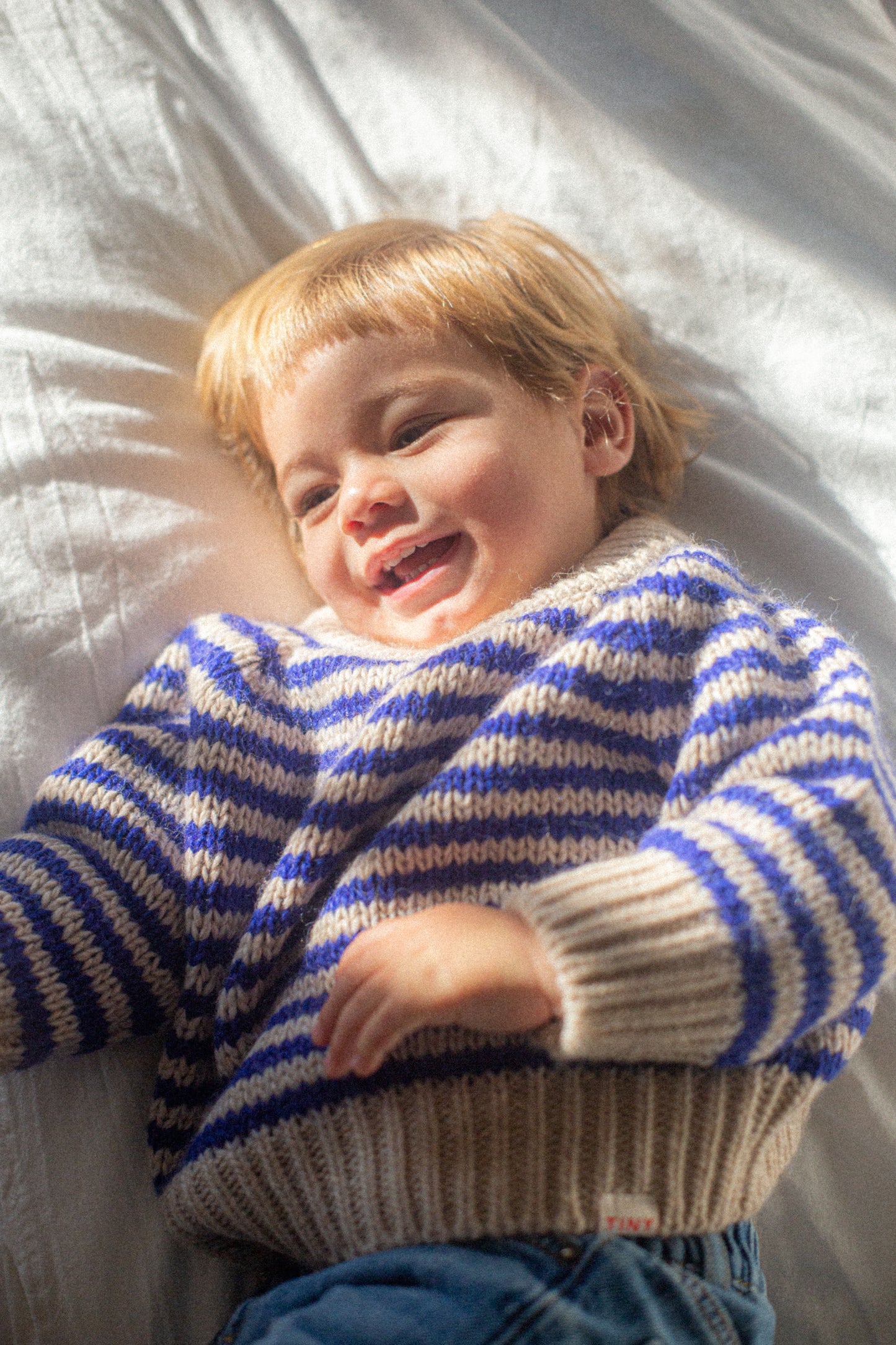 Buzo Stripes azul - TALLE 8