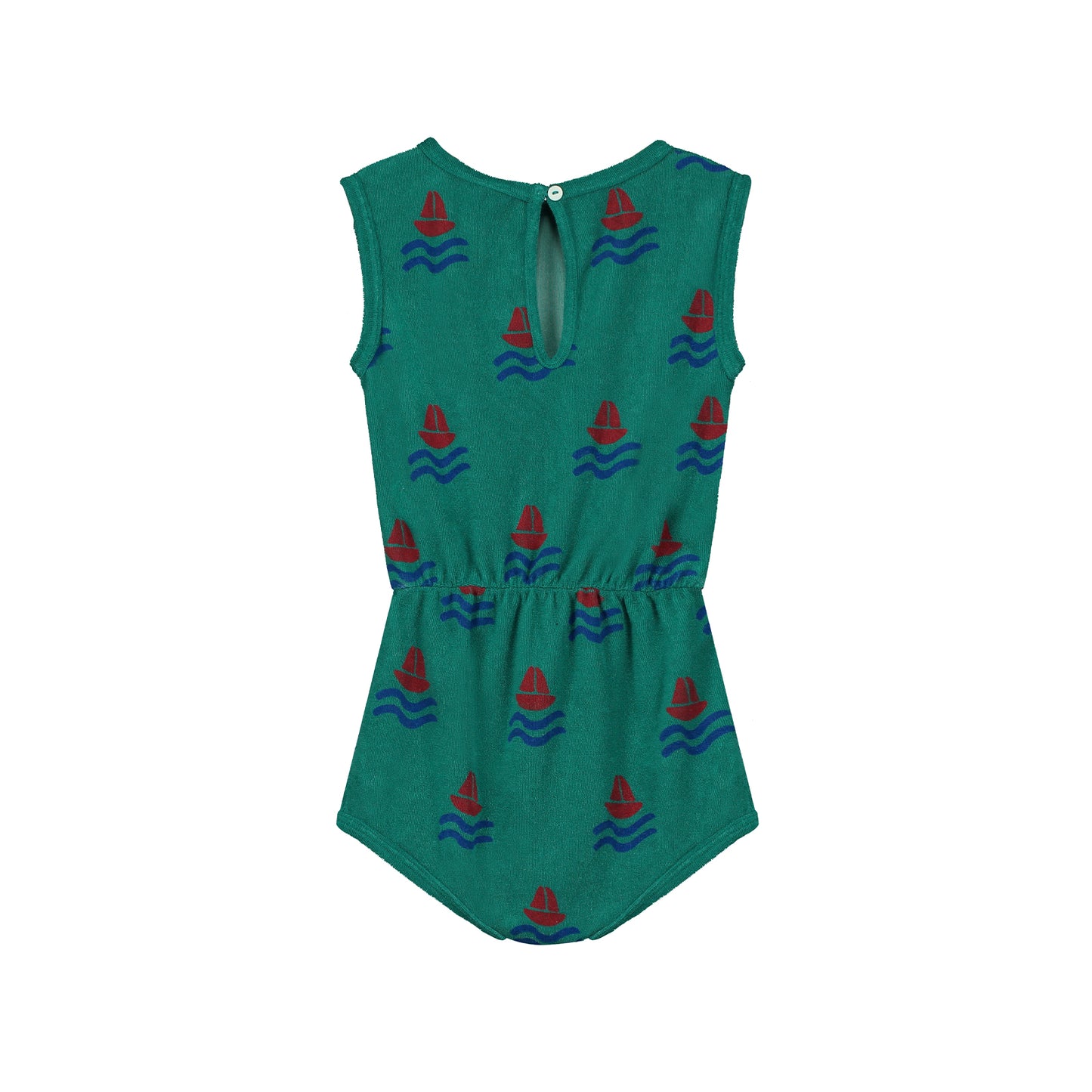 Mono corto Terry verde - TALLE 10