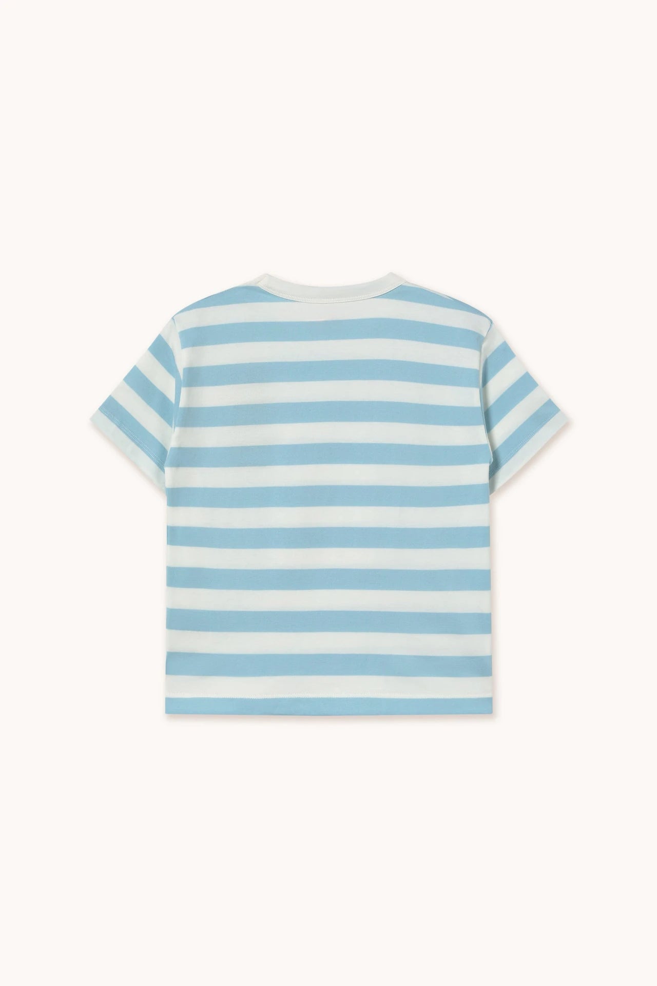 Remera Stripes celeste