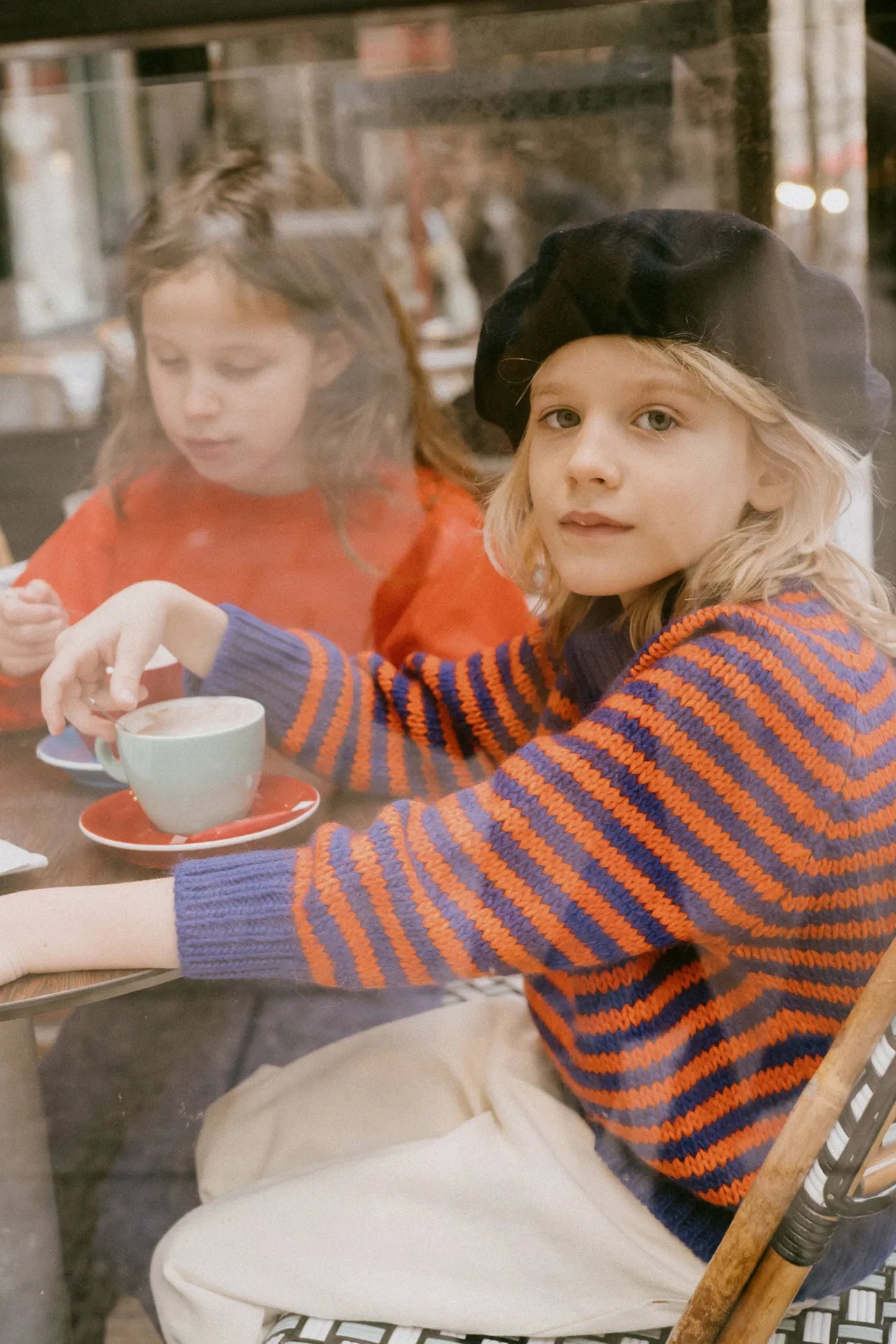 Buzo Stripes rojo - TALLE 6