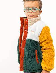 Campera Polar Sherpa verde - TALLE 10