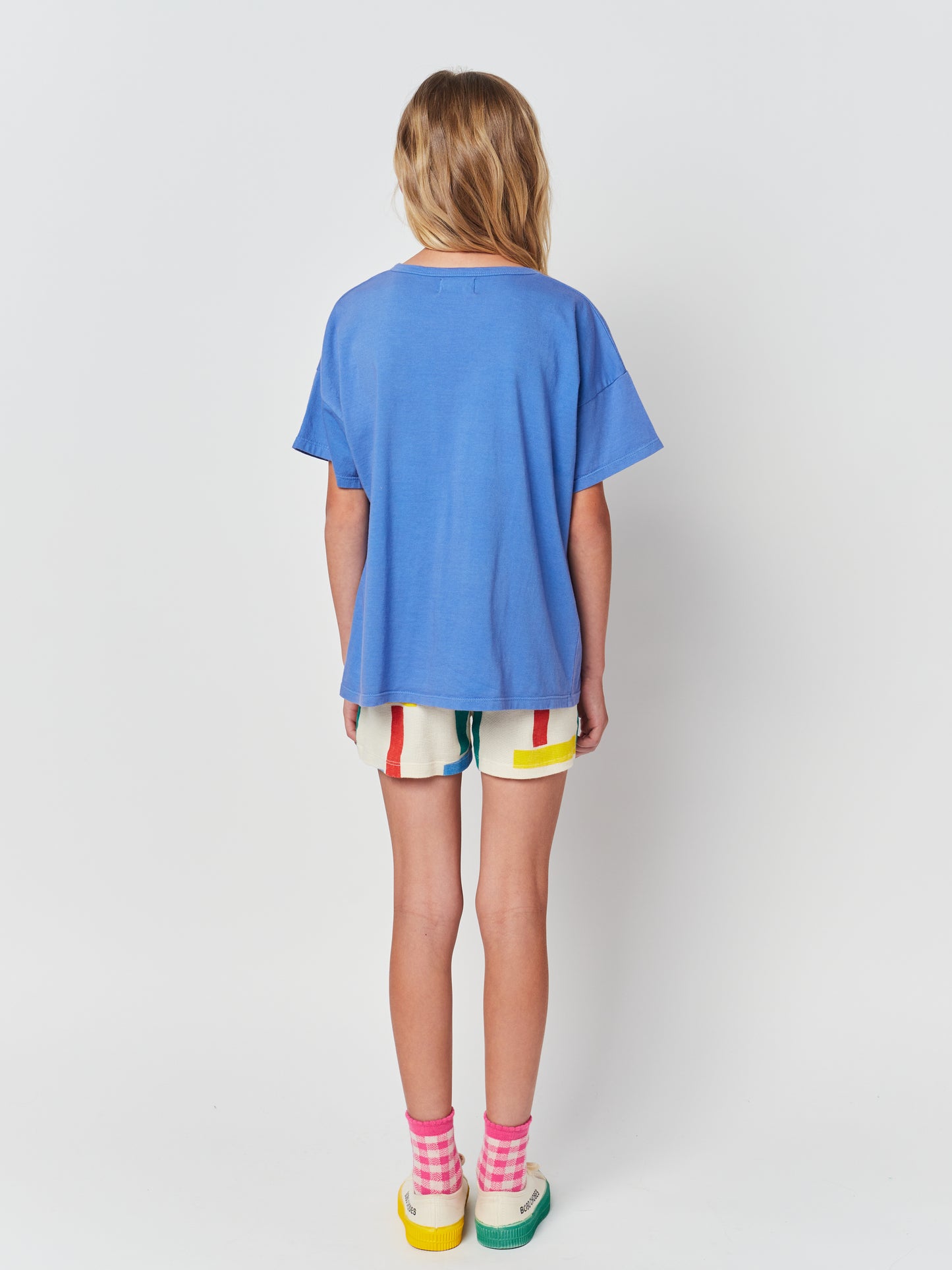 Remera Color Block azul - TALLE 4