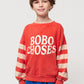 Buzo stripes rojo