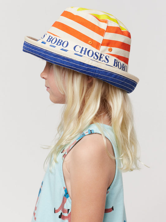 Gorro Reversible Multicolor Stripes