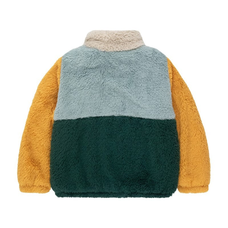 Campera Polar Sherpa verde - TALLE 10