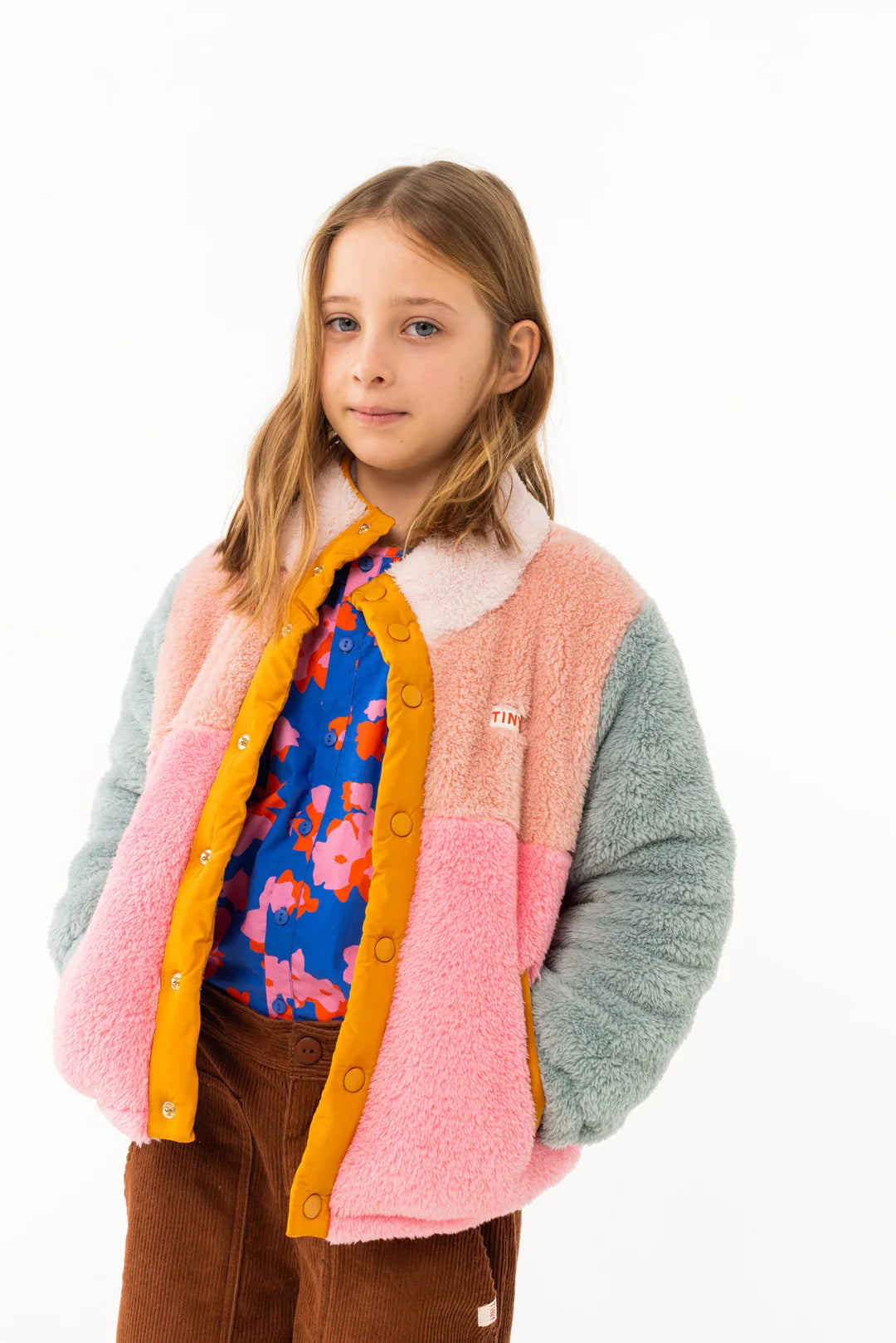 Campera Polar Sherpa rosa