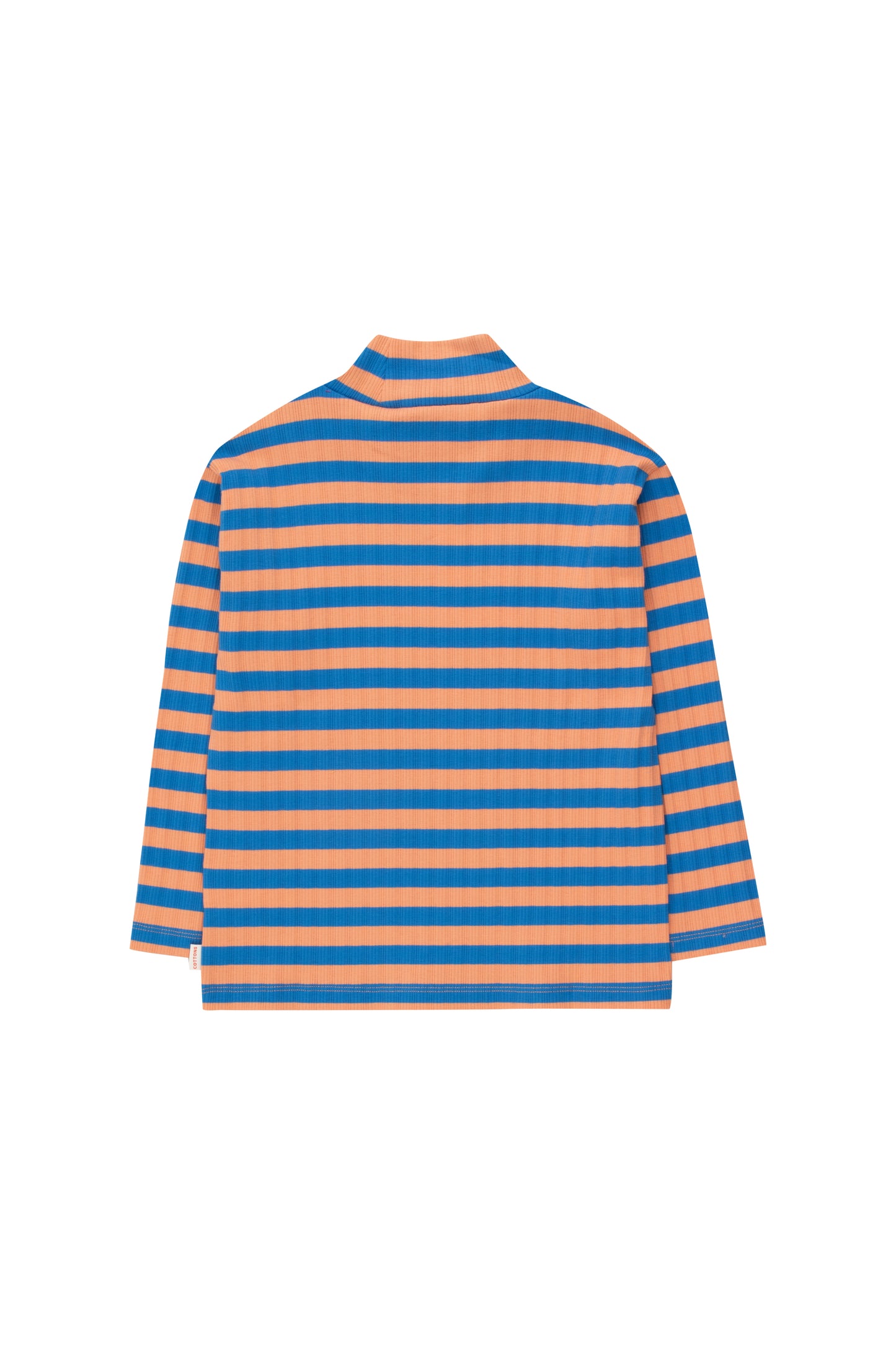 Polera Stripes Rib azul