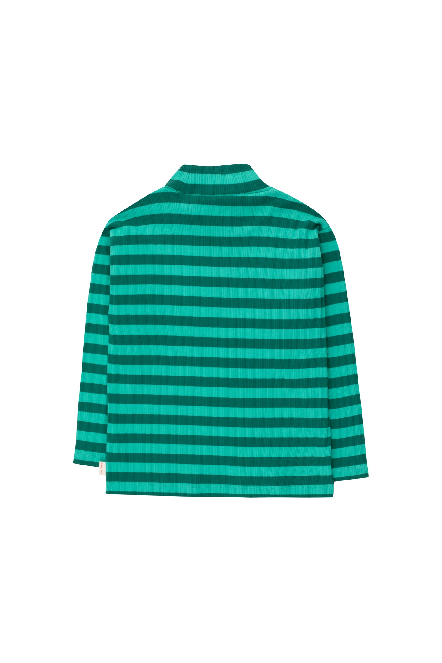 Polera Stripes Rib verde