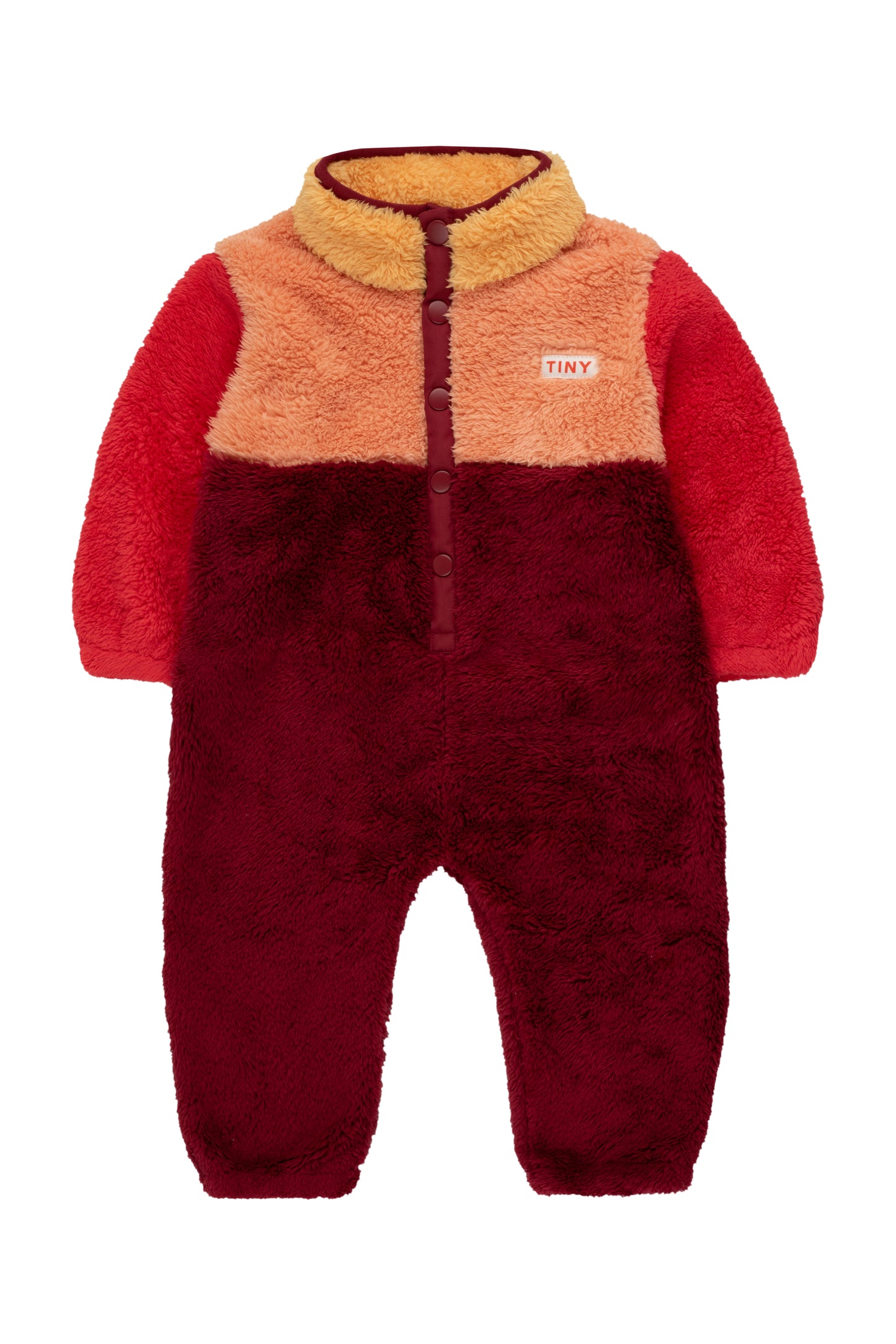 Mono Polar Sherpa rojo y rosado - TALLE 9 MESES