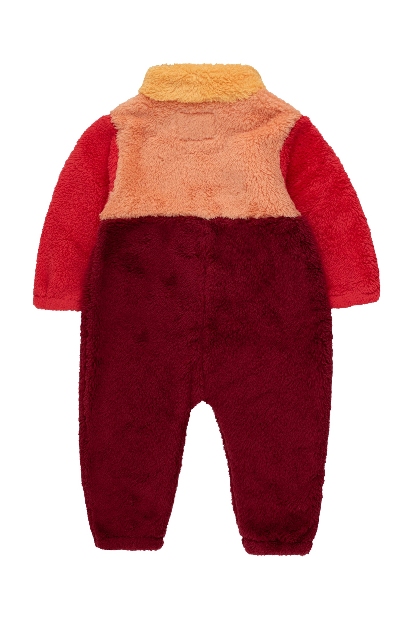 Mono Polar Sherpa rojo y rosado - TALLE 9 MESES