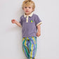 Pantalon Denim Multicolor Stripes - TALLE 18 MESES