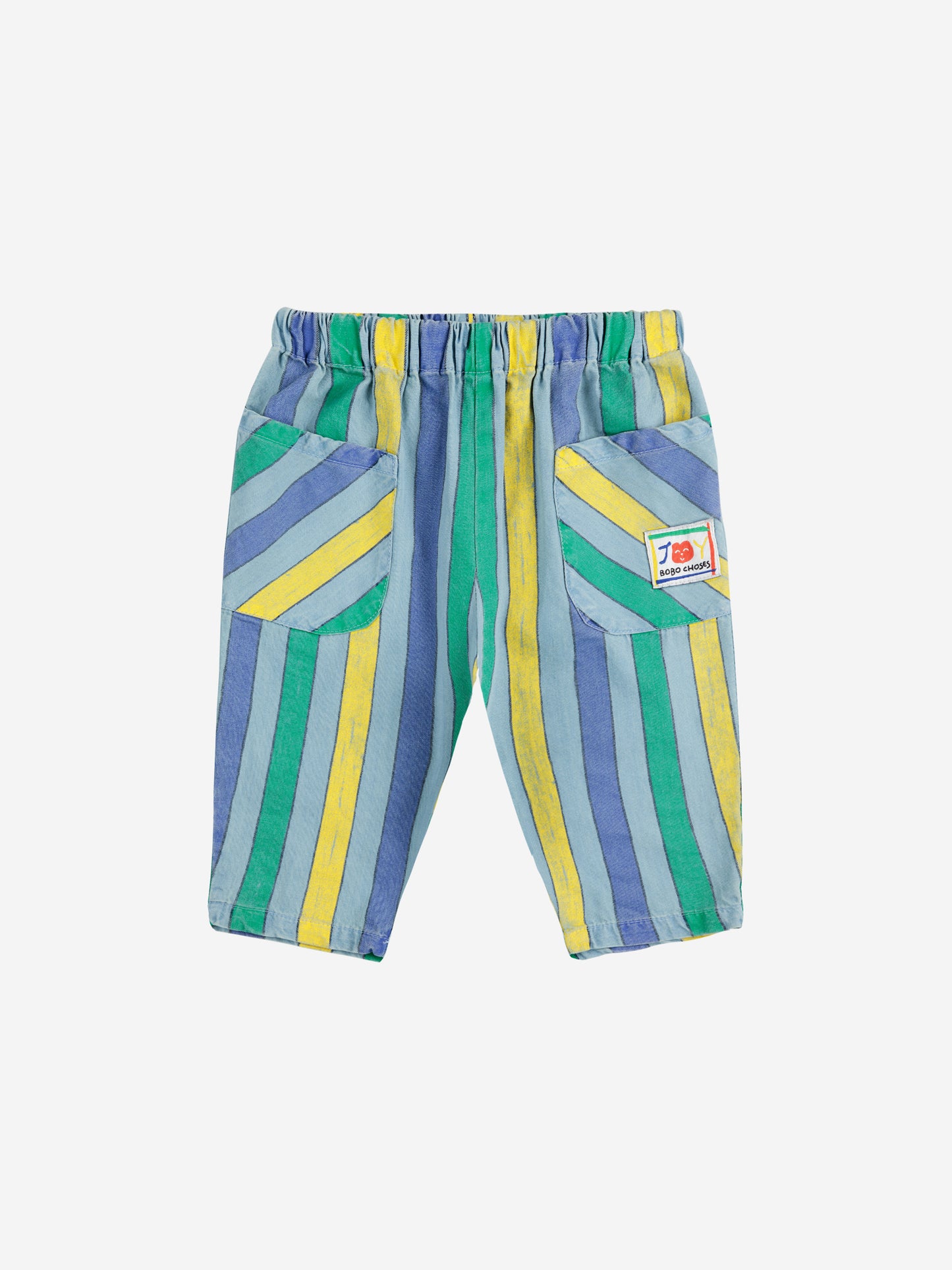 Pantalon Denim Multicolor Stripes - TALLE 18 MESES