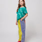 Pantalon jean Color Block - TALLE 2