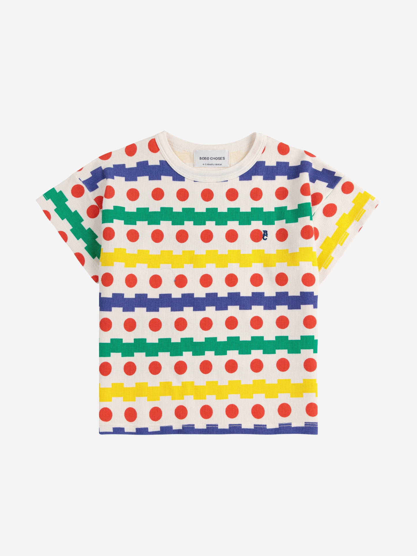 Remera waffle Geometric