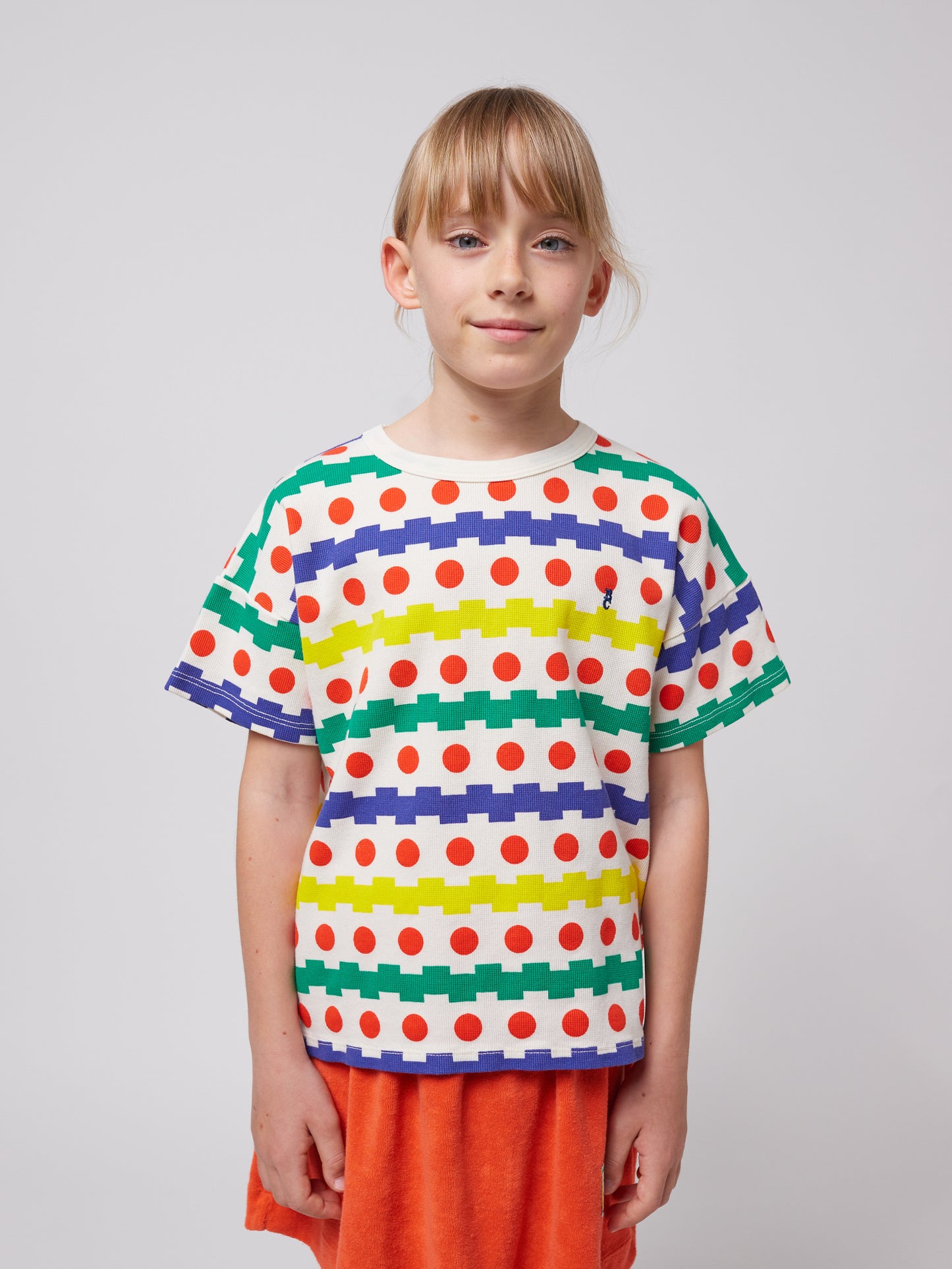 Remera waffle Geometric