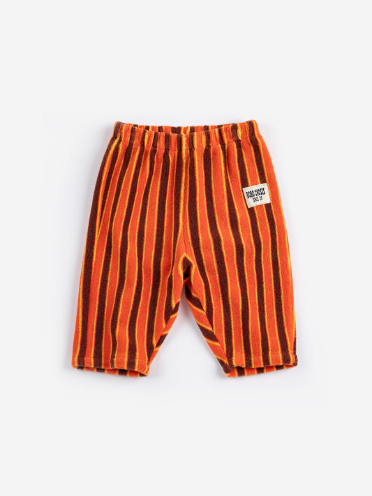 Pantalon jogger terry Striped Brick