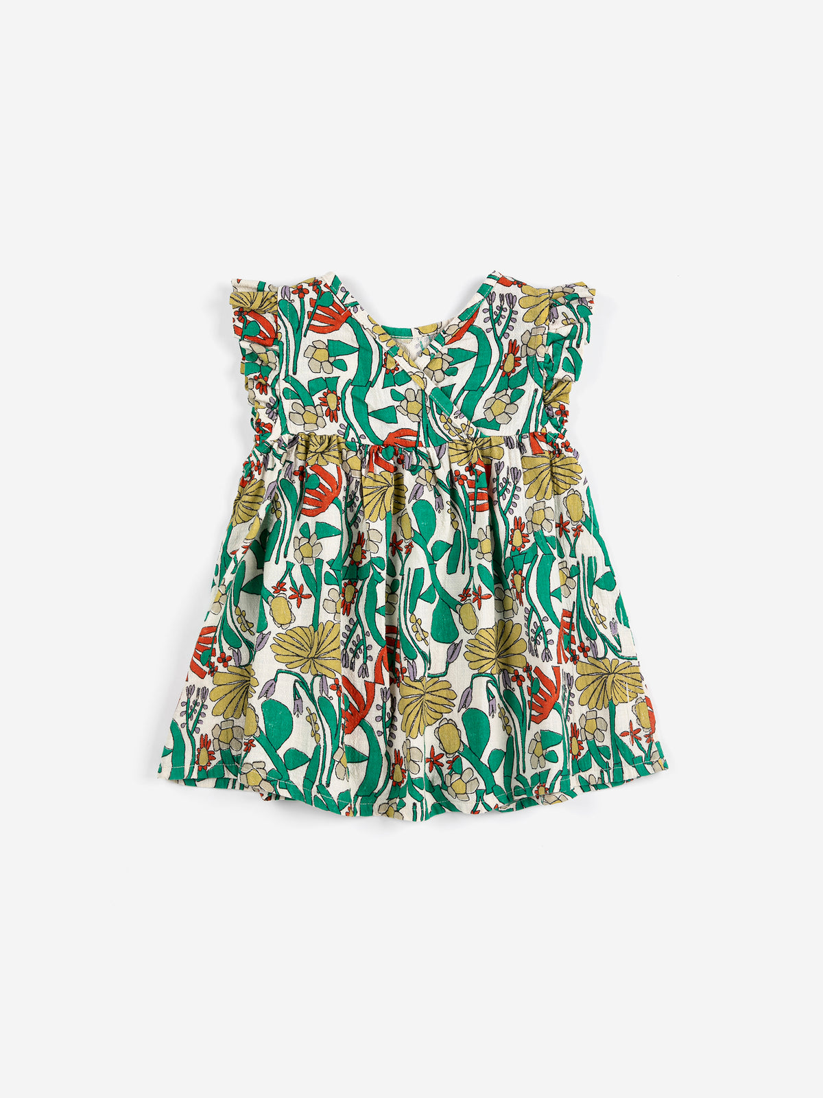 Vestido woven Color Herbalist all over