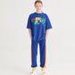 Pantalon jogger terry Color Block amarillo