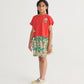 Pollera woven Color Herbalist all over