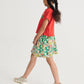 Pollera woven Color Herbalist all over