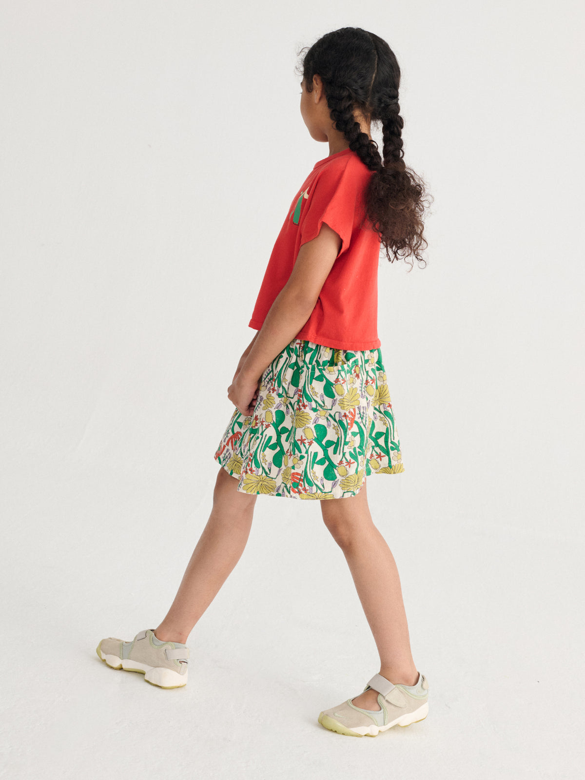Pollera woven Color Herbalist all over