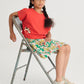 Pollera woven Color Herbalist all over