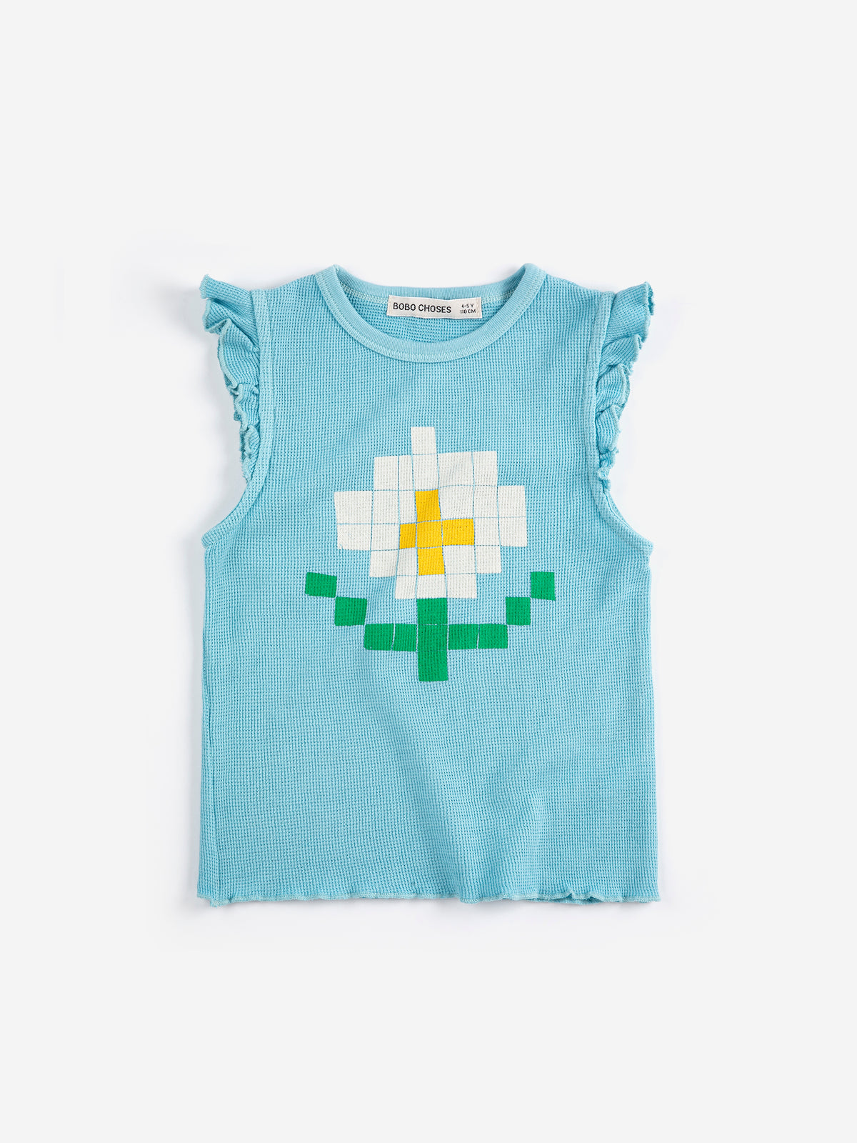 Musculosa ruffled Pixel Daisy