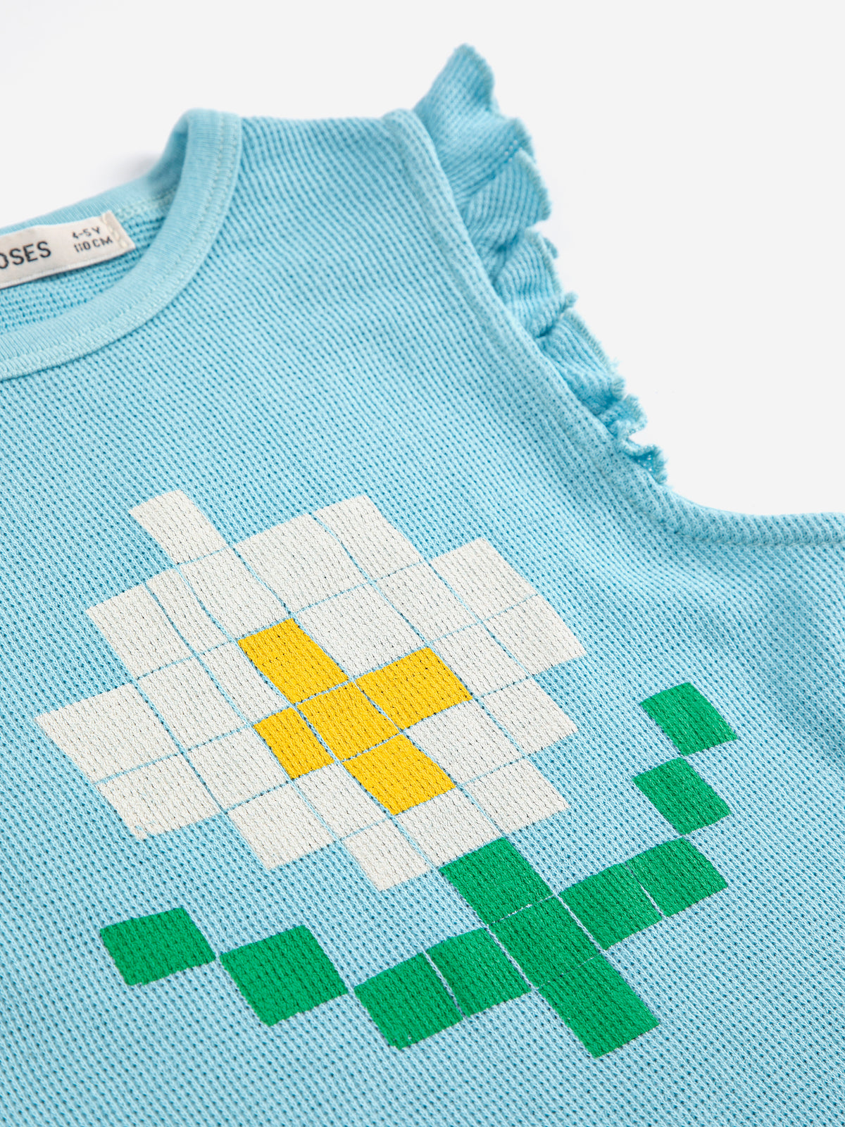 Musculosa ruffled Pixel Daisy