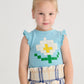 Musculosa ruffled Pixel Daisy