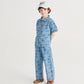 Pantalon light denim Pickles The Dog all over