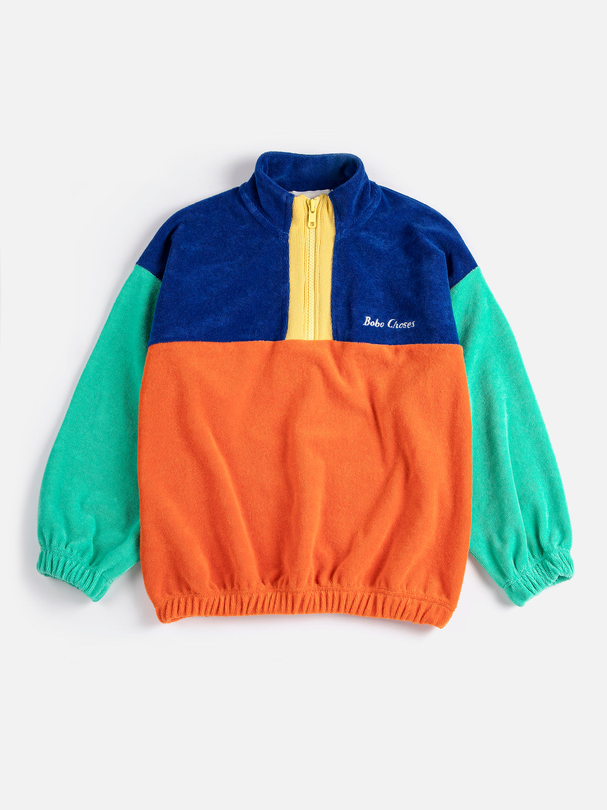 Buzo terry zipped Color Block