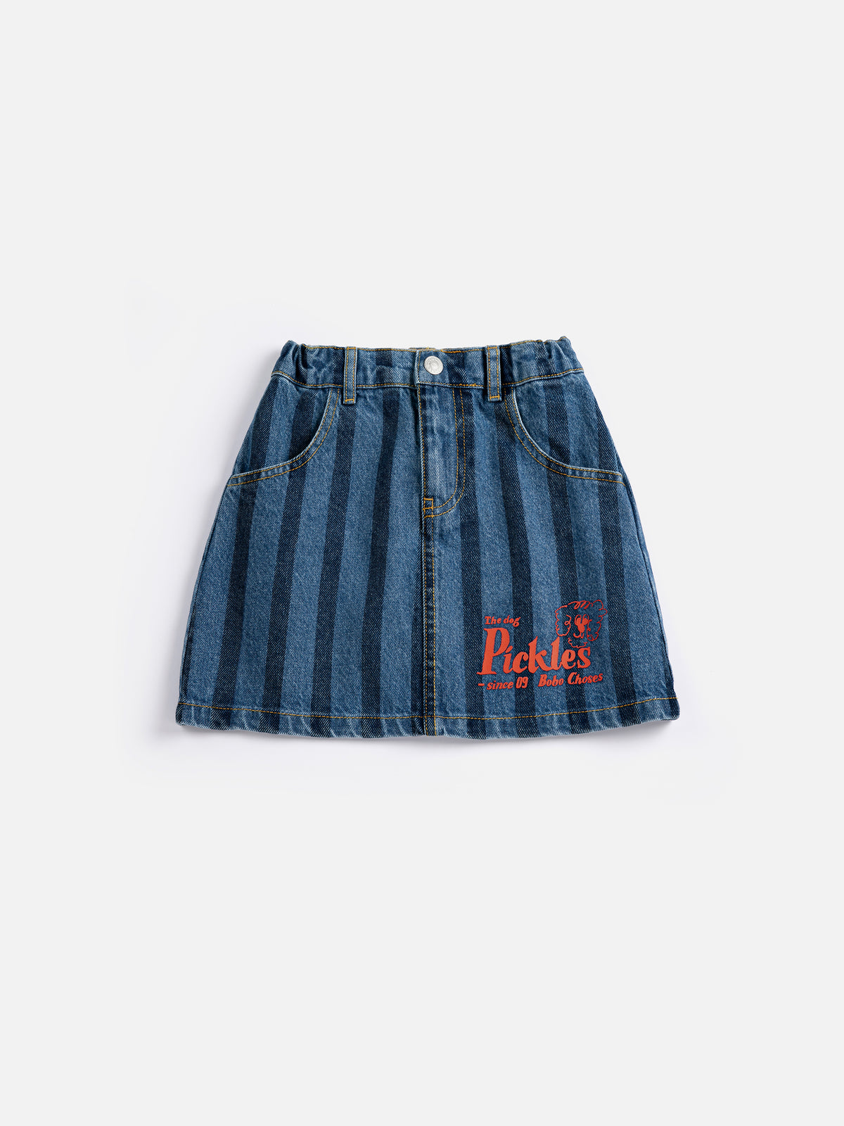 Pollera de jean Pickles The Dog Striped