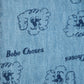 Pantalon light denim Pickles The Dog all over