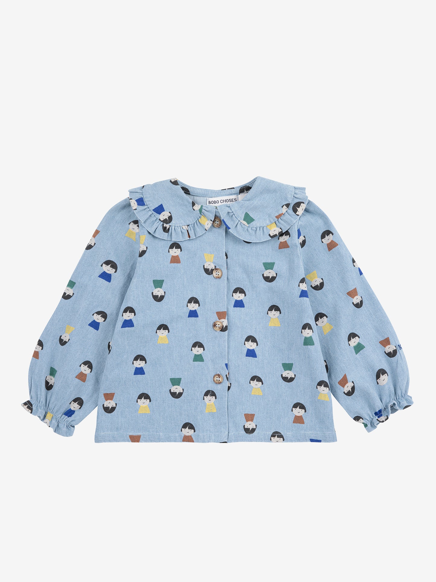 Camisa Game Pawns Light Denim