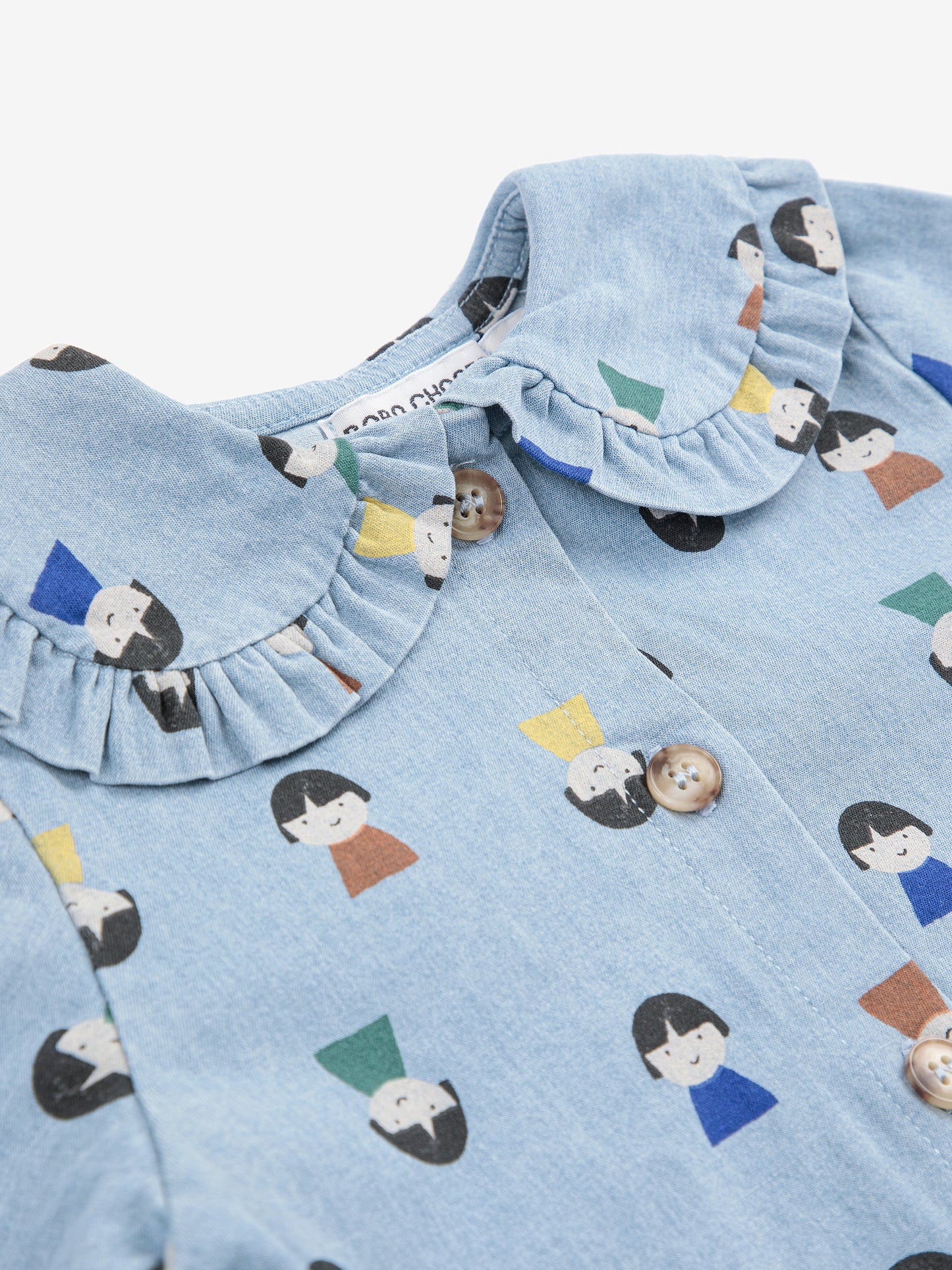 Camisa Game Pawns Light Denim