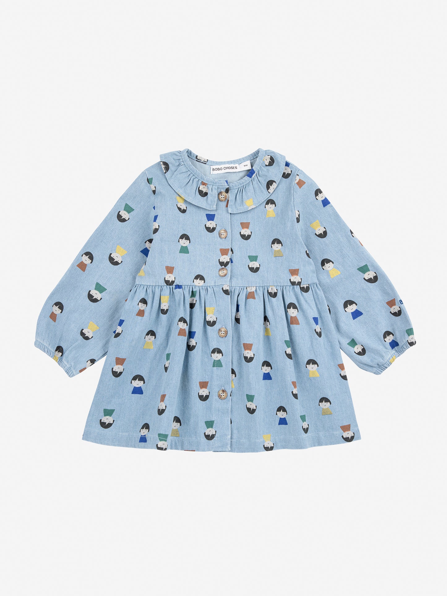 Vestido Game Pawns Light Denim