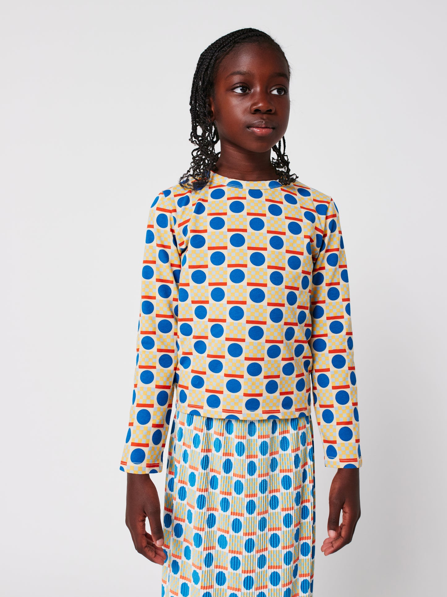 Remera Geometric Scacs all over - TALLE 6