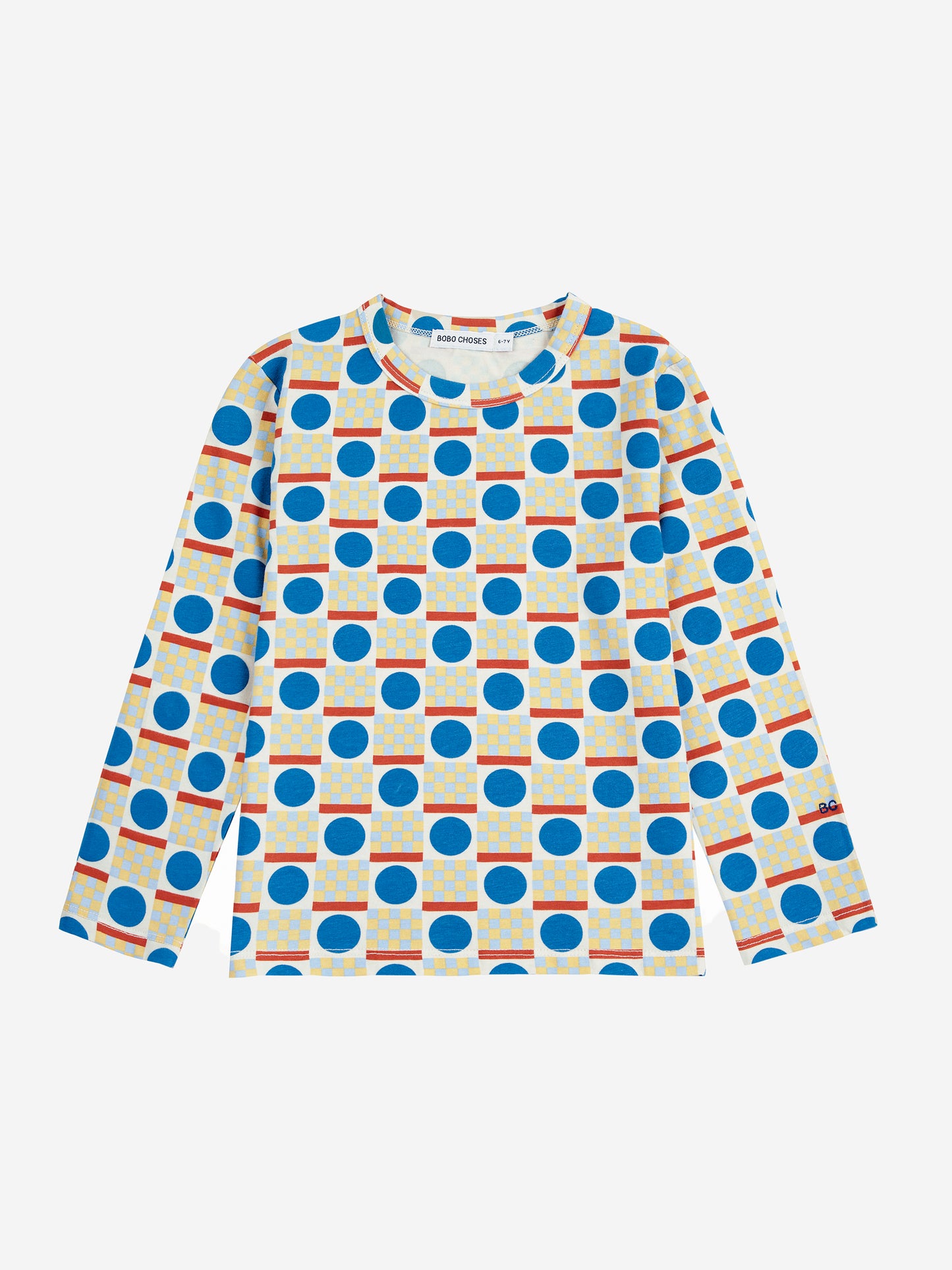 Remera Geometric Scacs all over - TALLE 6
