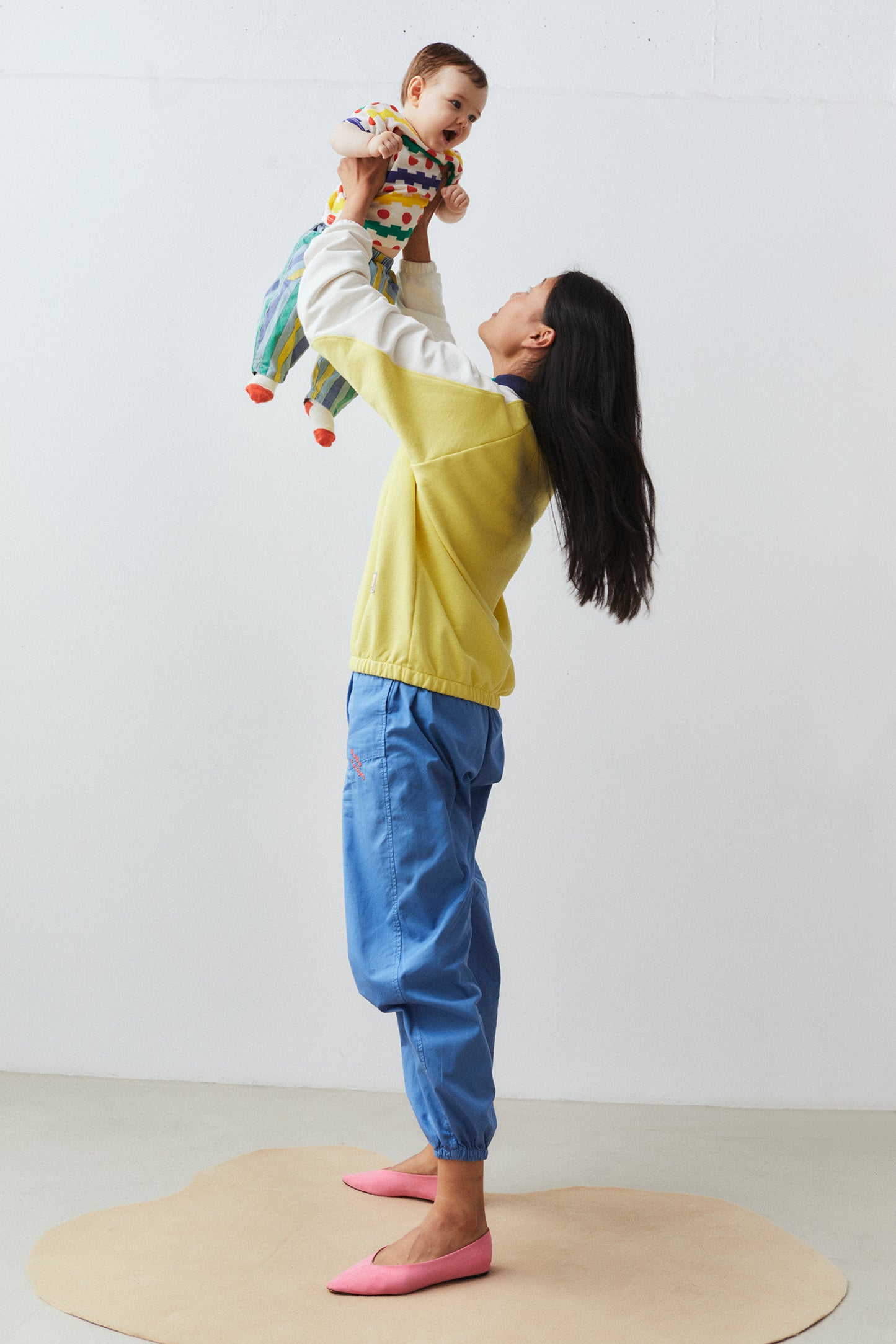 Pantalon Denim Multicolor Stripes - TALLE 18 MESES