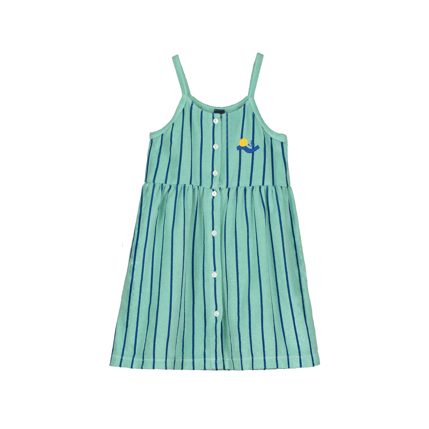 Vestido Terry Stripes Acqua - TALLE 8