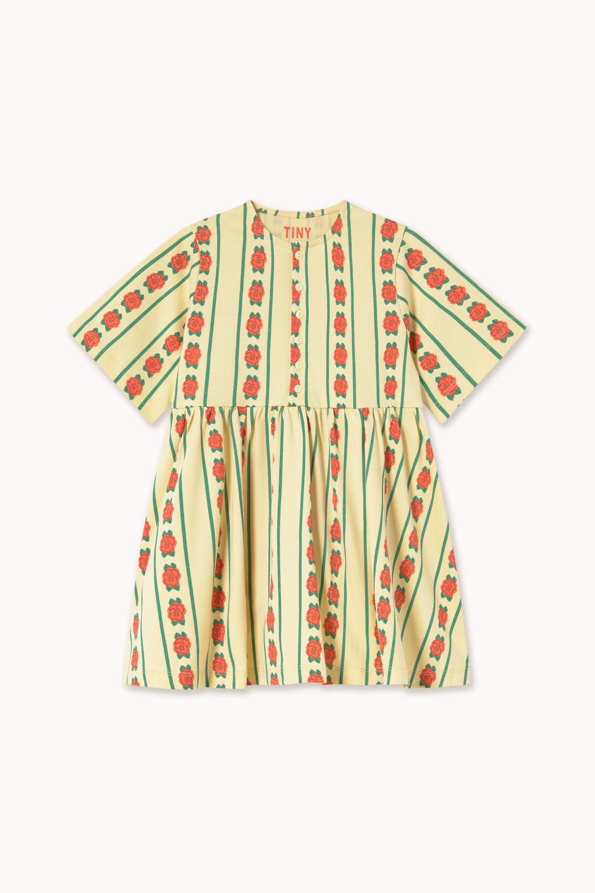 Vestido Rose Pattern