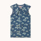Vestido Blossoms denim