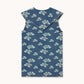 Vestido Blossoms denim