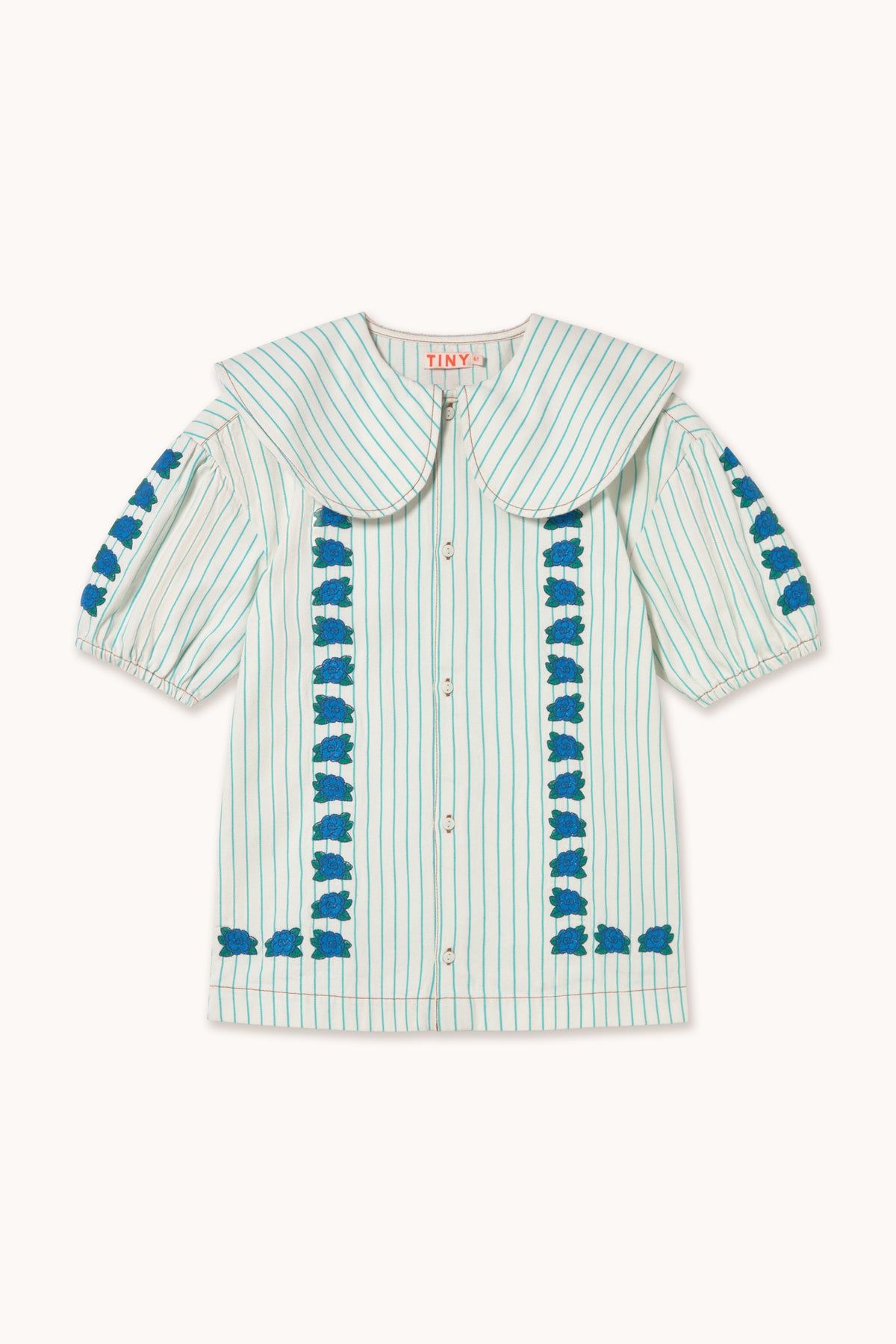 Vestido Mini Blue Flowers