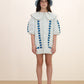 Vestido Mini Blue Flowers