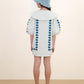 Vestido Mini Blue Flowers