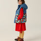 Campera Puffer Multicolor Flowers - TALLE 5