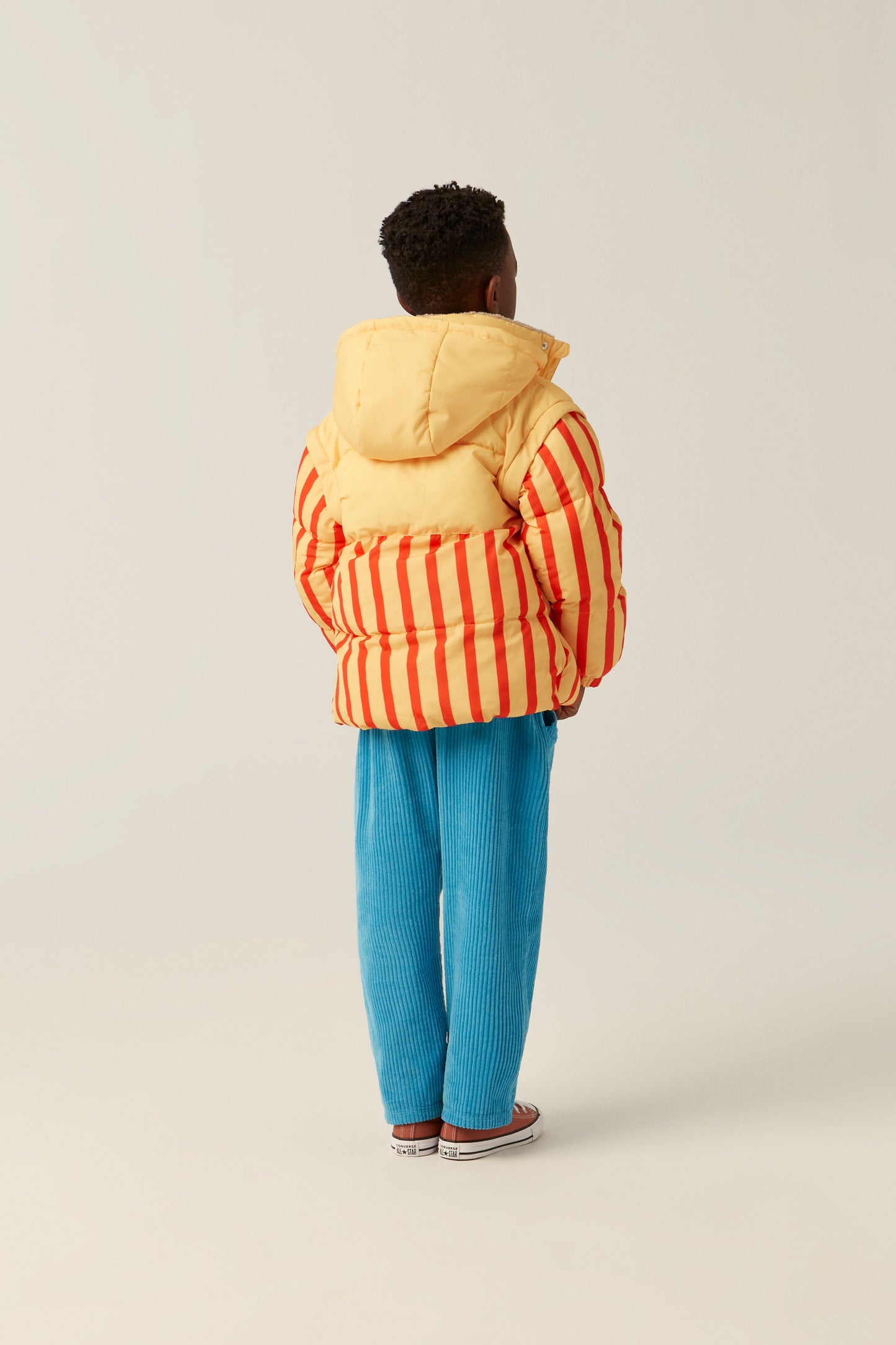 Campera Puffer Red Stripes - TALLE 5